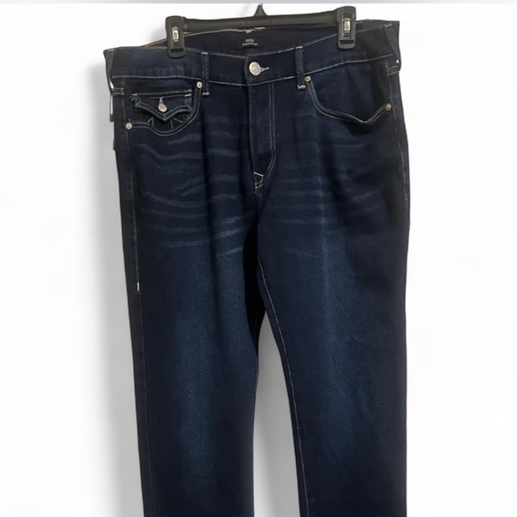 True Religion Deep Indigo Straight Jeans